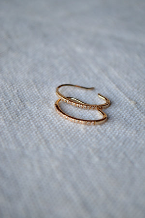 Gossamer Diamond Earring Pair