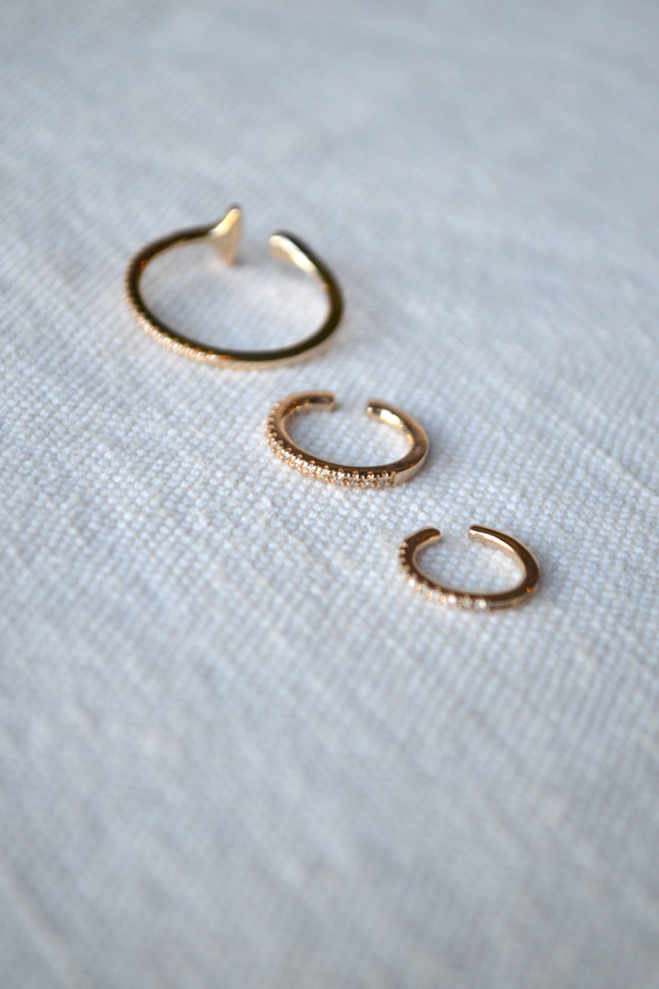 Gossamer Diamond Ear Cuff