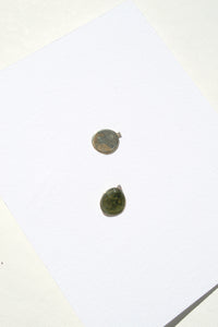 X Large Disc Studs with Diamonds