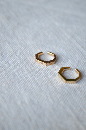 Octagon Ear Cuff