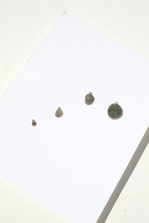 X Large Disc Studs with Diamonds