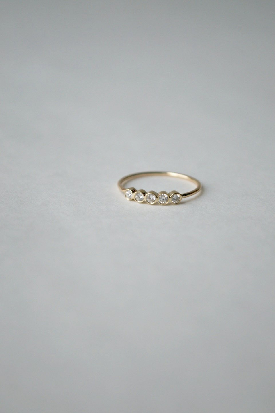 Five Bezel Ring