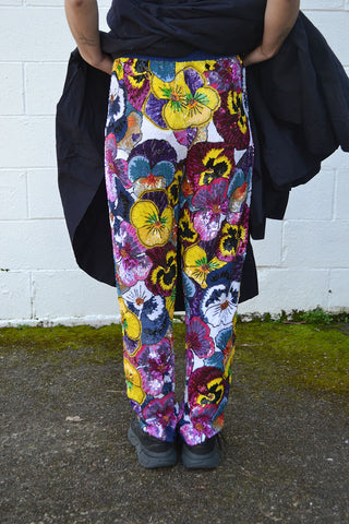 Sequin Pansies Trousers