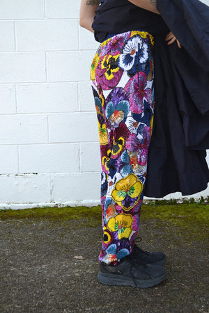 Sequin Pansies Trousers