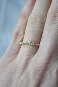 Encrusted Tiny Branch Ring