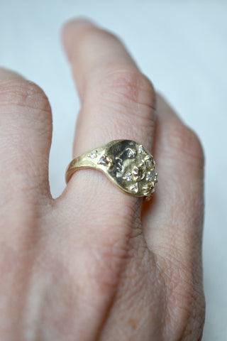 Gold and Diamond Ring