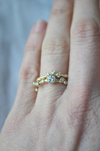 Encrusted Tiny Branch Ring