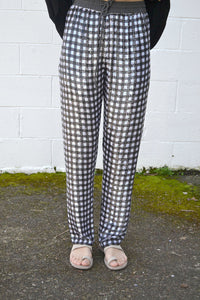 Sequin Check Trousers