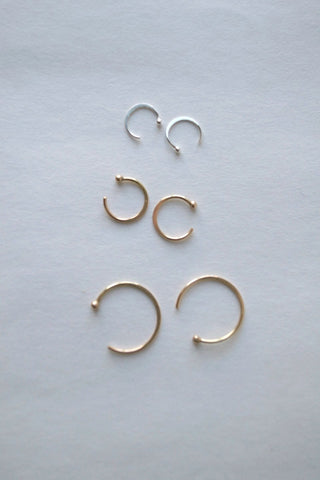 S Huggie Hoops