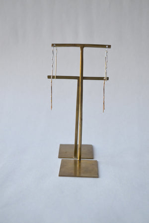 M Hairpin Earrings