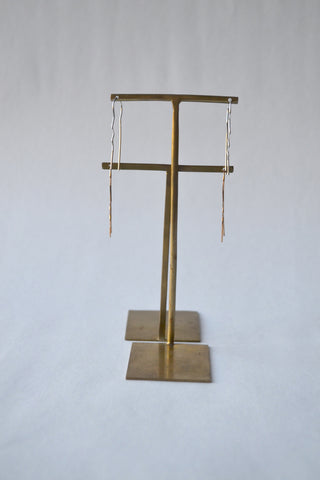 M Hairpin Earrings