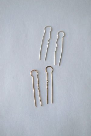 L Hairpin Earrings