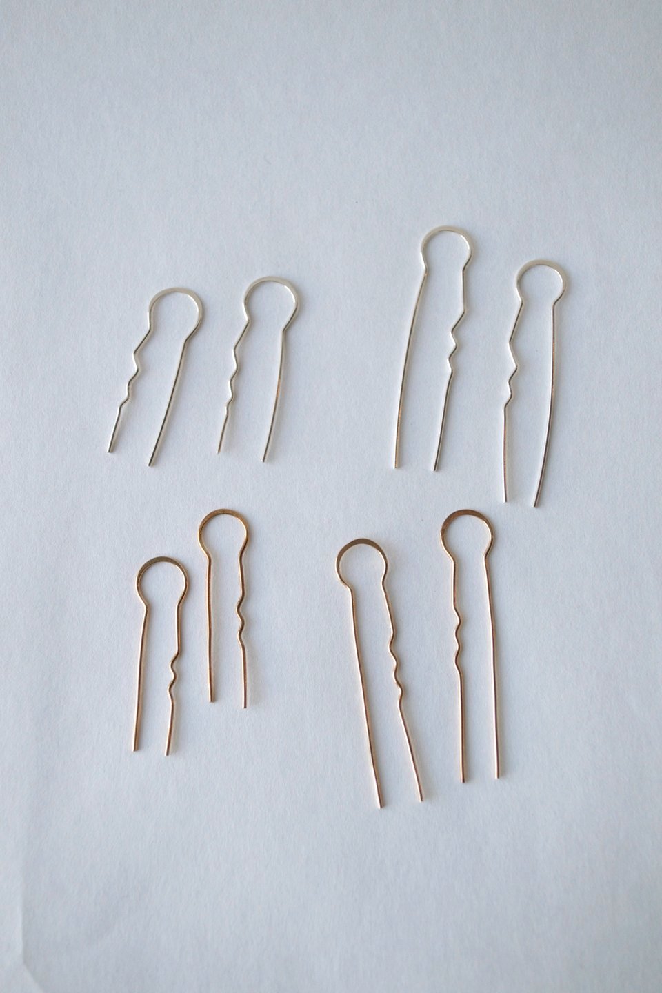 M Hairpin Earrings