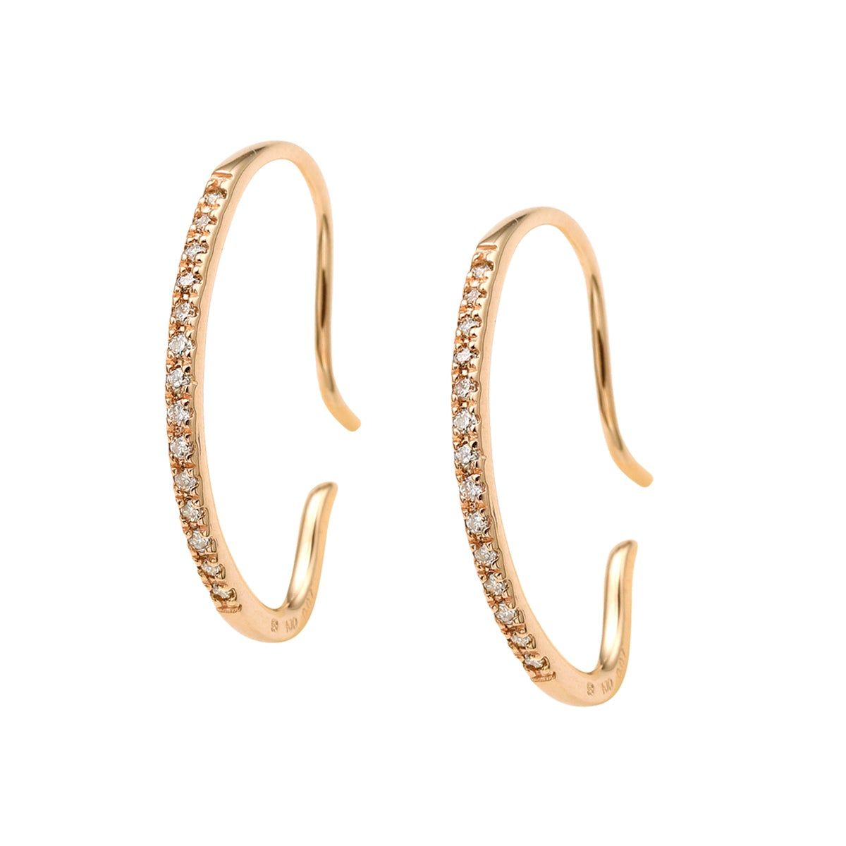 Gossamer Diamond Earring Pair