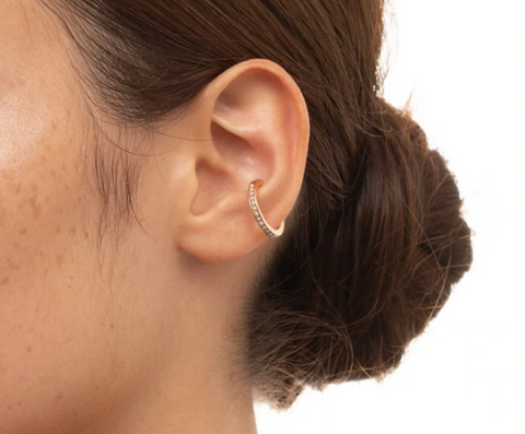 Caviar Pearl Ear Cuff