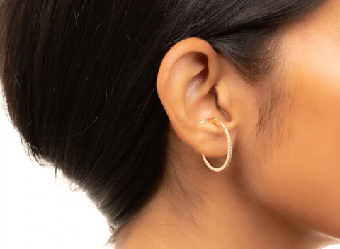 Gossamer Diamond Ear Cuff