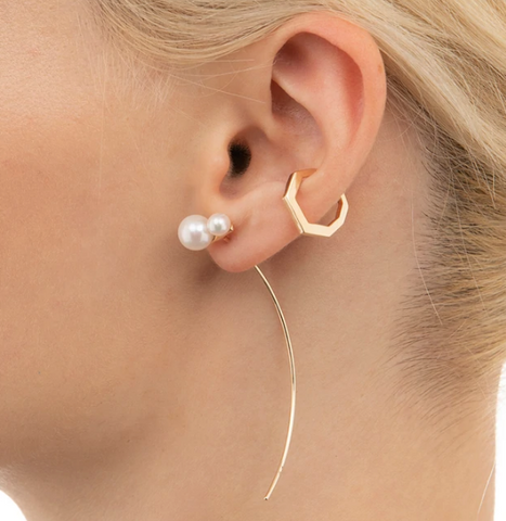 Octagon Ear Cuff