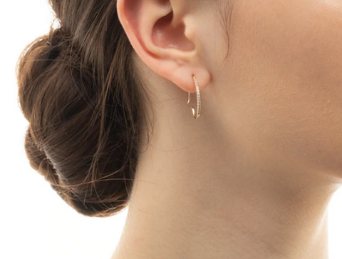 Gossamer Diamond Earring Pair