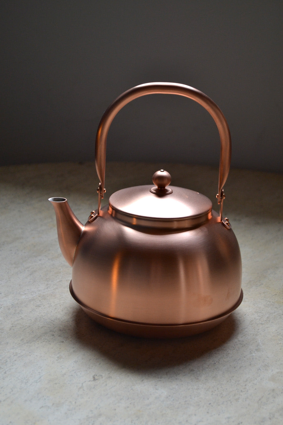 Copper Tea Kettle, Nickel-Lined Copper Kettle