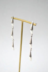 Silver Lor Triple Lean Earrings