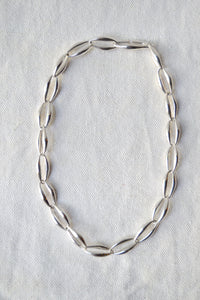 Silver Kean Lean Necklace
